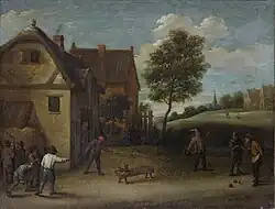D. Teniers, Kegelspel