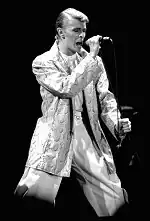 David Bowie tijdens de Isolar II – The 1978 World Tour op 5 juni 1978 in Oslo