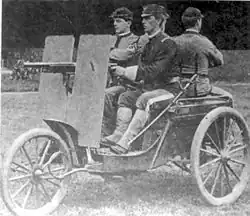 Davidson's Duryea Gun Carriage uit 1899