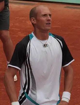 Davydenko op Roland Garros in 2009