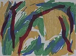 Angenelle Thijssen: De-dans. Hommage à Matisse. 1991. 16 x 21&nbsp;cm.