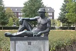 De rustende tuinder (1938), Jan van Galenplantsoen, Amsterdam-West