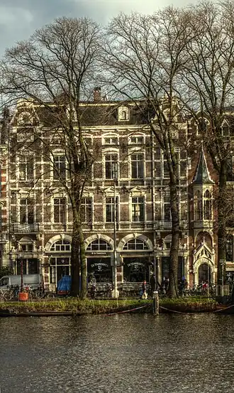 De Ysbreeker vanaf de Amstel, januari 2016