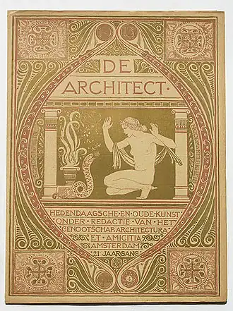 Omslag van het blad De architect