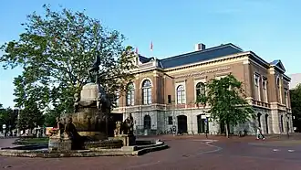 Het faculteitsgebouw in 2019