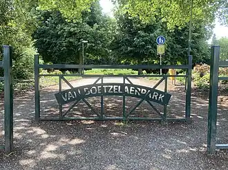 ingang aan de Blauwkapelseweg