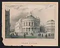 De Bourlaschouwburg, na 1818 (Prentenkabinet Universiteit Antwerpen)