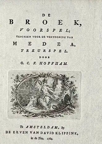 Titelblad van De Broek (1784)