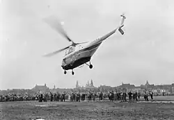 De Griend, Maastrict opening Heliport 10-08-1953