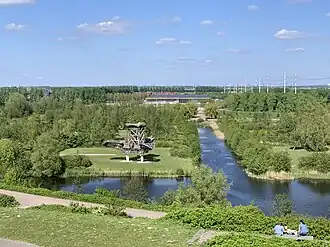 Uitzicht op de Groene Weelde van de Big Spotters Hill (mei 2020)