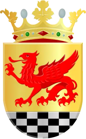 Het wapen van Groote Veenpolder in Weststellingwerf