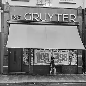 De Gruyter in de Utrechtsestraat in Amsterdam (1970)