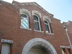 Voorgevel linker hal