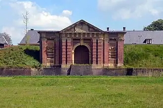 Hampoort gezien vanuit het zuidwesten