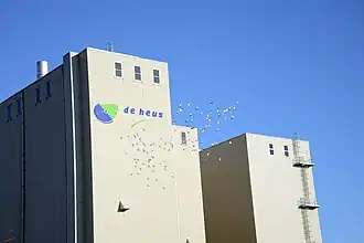 Mengvoederfabriek van De Heus Voeders in Veghel