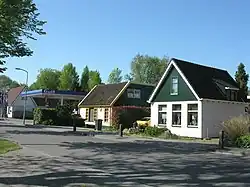 Uitzicht op de woonkern van De Hout