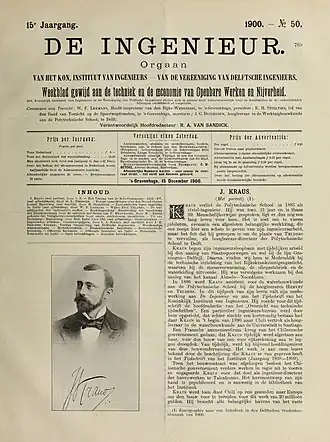 De Ingenieur, 15e Jaargang, No 50, 15 dec. 1900.