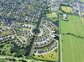 Luchtfoto van de wijk Skipsleat