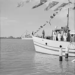 Koninklijk bezoek in 1955