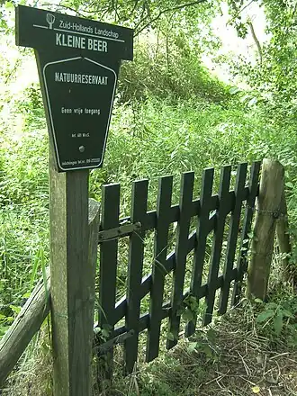 Toegangshek Kleine Beer