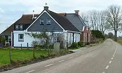 Enkele huizen in de buurtschap