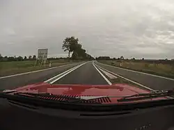 De provinciale weg 387 te Schildwolde