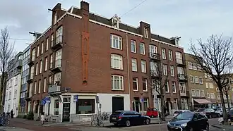 De Rijpstraat, hoek Admiraal de Ruijterweg.