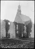 De Ruïnekerk in Bergen, gezien naar het oosten