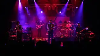 De Staat tijdens een optreden bij Poppodium Apollo in Emmen (2013)