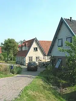 Huizen aan de dijk