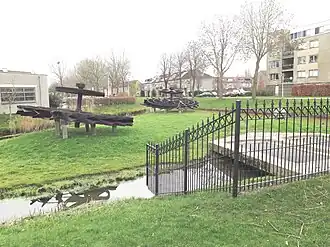 Kunstwerk voor het laagste polderwaterpeil