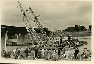 Sloop Baileybrug, 1957