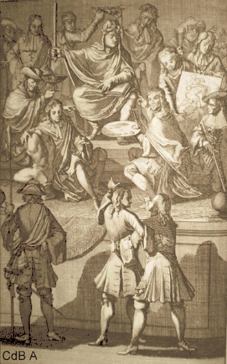 De bendvogels (Bentvueghels) (1676)