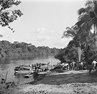 landingsplaats, 1947