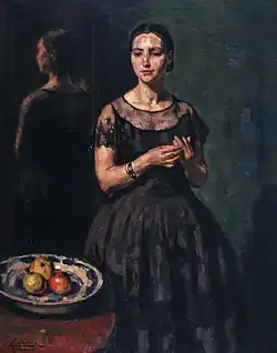 De dame in het zwart, ca. 1925-1930, Museum voor Schone Kunsten, Gent