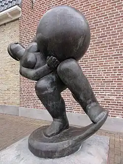 De lastdraagster in Oldemarkt