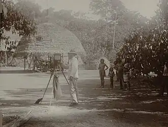 Foto tijdens de Tapanahony-expeditie in 1904