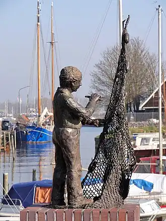 De Nettenboeter aan de buitenhaven in Kampen