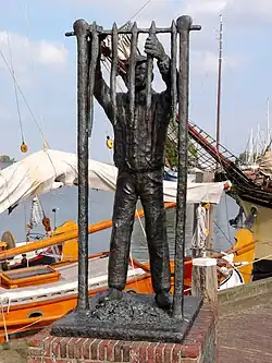 De palingroker in Monnickendam