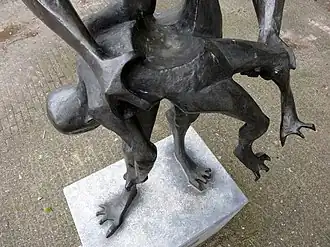 "De schreeuw" (detail)