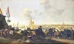 Hendrick de Meijer (1620-1689), De verovering van de stad Hulst op de Spanjaarden 5 november 1645, 1645