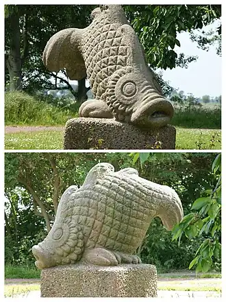 Het Watersnoodmonument te Stavenisse