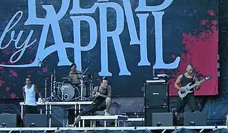Swedish band Dead By April at Sonisphere Festival, Stockholm, Sweden 2011