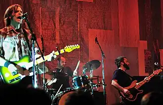 Death Cab for Cutie tijdens een optreden in München (2008)