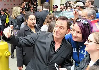 Jason Isaacs bij de première op het filmfestival van Toronto van 2017
