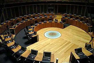 Vergaderzaal van de Nationale Vergadering van Wales