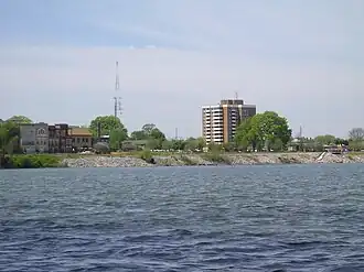 Decatur gezien vanaf de Tennessee River