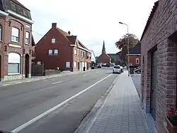 Kerkstraat in Sint-Lodewijk