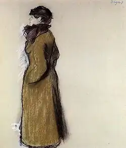 Degas: Vrouw in stadskleding, 1879