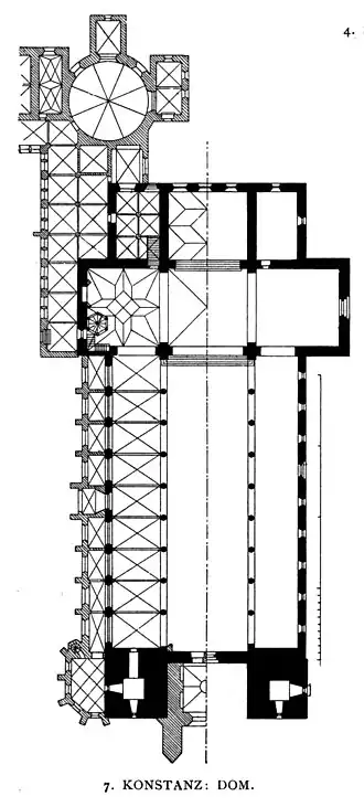Plattegrond van de kerk